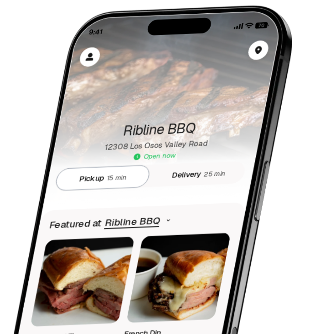Ribline BBQ app preview